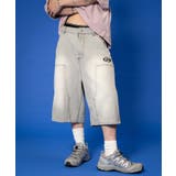 ダブルニーロゴデニムショーツ | WEGO【MEN】 | 詳細画像8