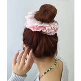 Lバイカラーパンチングレースシュシュ | WEGO【WOMEN】 | 詳細画像7 