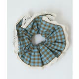 Lコットンレースギンガムチェックシュシュ | WEGO【WOMEN】 | 詳細画像3 