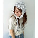 ホワイト | フラワーレースバブーシュカ | WEGO【WOMEN】