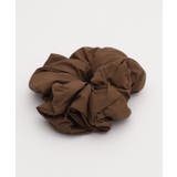 ブラウン | Lパテッドシュシュ | WEGO【WOMEN】