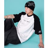 ブラック | 別注PIKOラグラングラフィックT(SS) | WEGO【MEN】