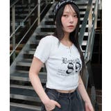 グラフィックレースアップちびT | WEGO【WOMEN】 | 詳細画像13 