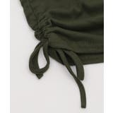 サイドギャザーヘンリーネックロゴT | WEGO【WOMEN】 | 詳細画像16