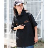 刺繍ロゴツイルワークシャツ | WEGO【MEN】 | 詳細画像18 