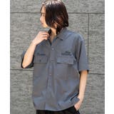 刺繍ロゴツイルワークシャツ | WEGO【MEN】 | 詳細画像22 