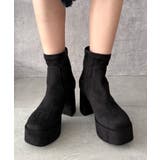 ストレッチヒールショートブーツ | WEGO【WOMEN】 | 詳細画像1 