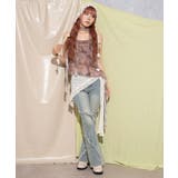 タイダイシアーサイドフリルキャミ | WEGO【WOMEN】 | 詳細画像2 