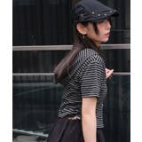 ボーダーサイドドロストWジップパーカー | WEGO【WOMEN】 | 詳細画像7