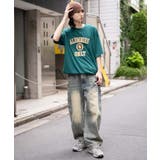 接触冷感カレッジロゴグラフィックT(SS) | WEGO【MEN】 | 詳細画像16 