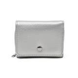 シルバー | シンプルフラップミニウォレット | WEGO【WOMEN】