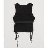 サイドレースアップグラフィックタンク | WEGO【WOMEN】 | 詳細画像19 