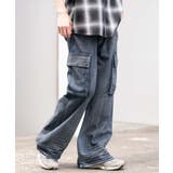 ローライズバギーフレアデニムカーゴパンツ | WEGO【MEN】 | 詳細画像9