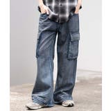 ローライズバギーフレアデニムカーゴパンツ | WEGO【MEN】 | 詳細画像10