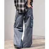 ローライズバギーフレアデニムカーゴパンツ | WEGO【MEN】 | 詳細画像12