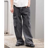 ローライズバギーフレアデニムカーゴパンツ | WEGO【MEN】 | 詳細画像19