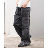 ローライズバギーフレアデニムカーゴパンツ | WEGO【MEN】 | 詳細画像20