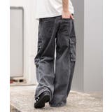 ローライズバギーフレアデニムカーゴパンツ | WEGO【MEN】 | 詳細画像21