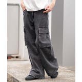 ローライズバギーフレアデニムカーゴパンツ | WEGO【MEN】 | 詳細画像22