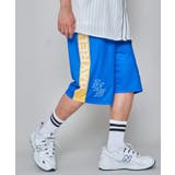 ブルー | メッシュライングラフィックショーツ | WEGO【MEN】