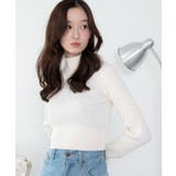 リブハイネックショートニット | WEGO【WOMEN】 | 詳細画像13 