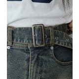 ベルト付デニムプリーツスカパン | WEGO【WOMEN】 | 詳細画像4 