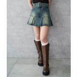 ベルト付デニムプリーツスカパン | WEGO【WOMEN】 | 詳細画像7 