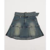 ベルト付デニムプリーツスカパン | WEGO【WOMEN】 | 詳細画像16 