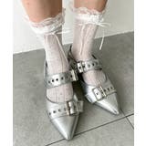 レース付きサテンリボンソックス | WEGO【WOMEN】 | 詳細画像1