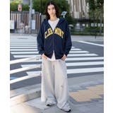 グラフィックロゴダブルZIPパーカー | WEGO【MEN】 | 詳細画像2