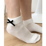 ベロアリボンショートソックス | WEGO【WOMEN】 | 詳細画像1 