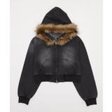 ファーフードデニムショートブルゾン | WEGO【WOMEN】 | 詳細画像19