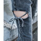 カットアウトリボンストレッチデニムフレアパンツ | WEGO【WOMEN】 | 詳細画像6