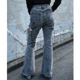 カットアウトリボンストレッチデニムフレアパンツ | WEGO【WOMEN】 | 詳細画像16