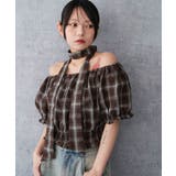 柄1 | ストール付きブラウス | WEGO【WOMEN】