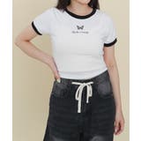 ホワイト | コンパクトバタフライリンガーT | WEGO【WOMEN】