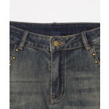 バタフライ刺繍スタッズフレアデニム | WEGO【WOMEN】 | 詳細画像10 