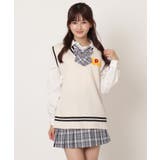 オフホワイト | ワールドペガサスコラボベスト | WEGO【WOMEN】