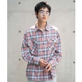 柄5 | オンブレチェックネルシャツ(LS) | WEGO【MEN】