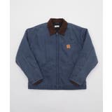 ネイビー | ワーカーズキルティングZIPジャケット | WEGO【MEN】