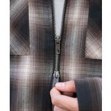 オンブレチェックシャツジャケット | WEGO【MEN】 | 詳細画像4 