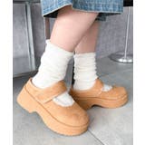 キャメル | ムートンタッチメリージェーンシューズ | WEGO【WOMEN】