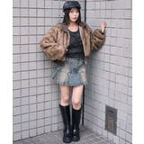 フェイクファーショートブルゾン | WEGO【WOMEN】 | 詳細画像14 