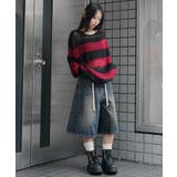 モヘアタッチボーダーBIGニット | WEGO【WOMEN】 | 詳細画像2 