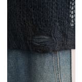 モヘアタッチボーダーBIGニット | WEGO【WOMEN】 | 詳細画像6 