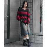 モヘアタッチボーダーBIGニット | WEGO【WOMEN】 | 詳細画像10 