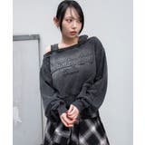 柄4 | ドッキングオフショルショートスウェット | WEGO【WOMEN】