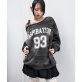 柄3 | 2WAYグラフィックワンショルBIGスウェット | WEGO【WOMEN】