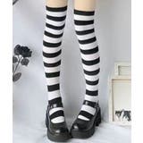 柄1 | ボーダーニーハイソックス | WEGO【WOMEN】