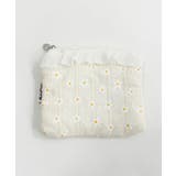 ホワイト | パステルフラワーポーチ | WEGO【WOMEN】